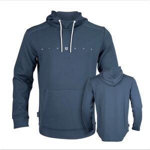 MTN OPS Kinetic Blue Cowl Neck Hoodie Sweatshirt Men's Medium